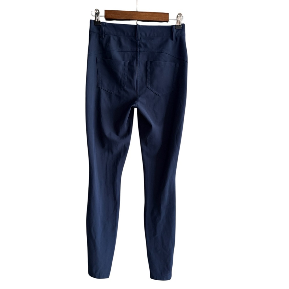 lululemon athletica Navy Slim Tech Trousers - Picture 12 of 16